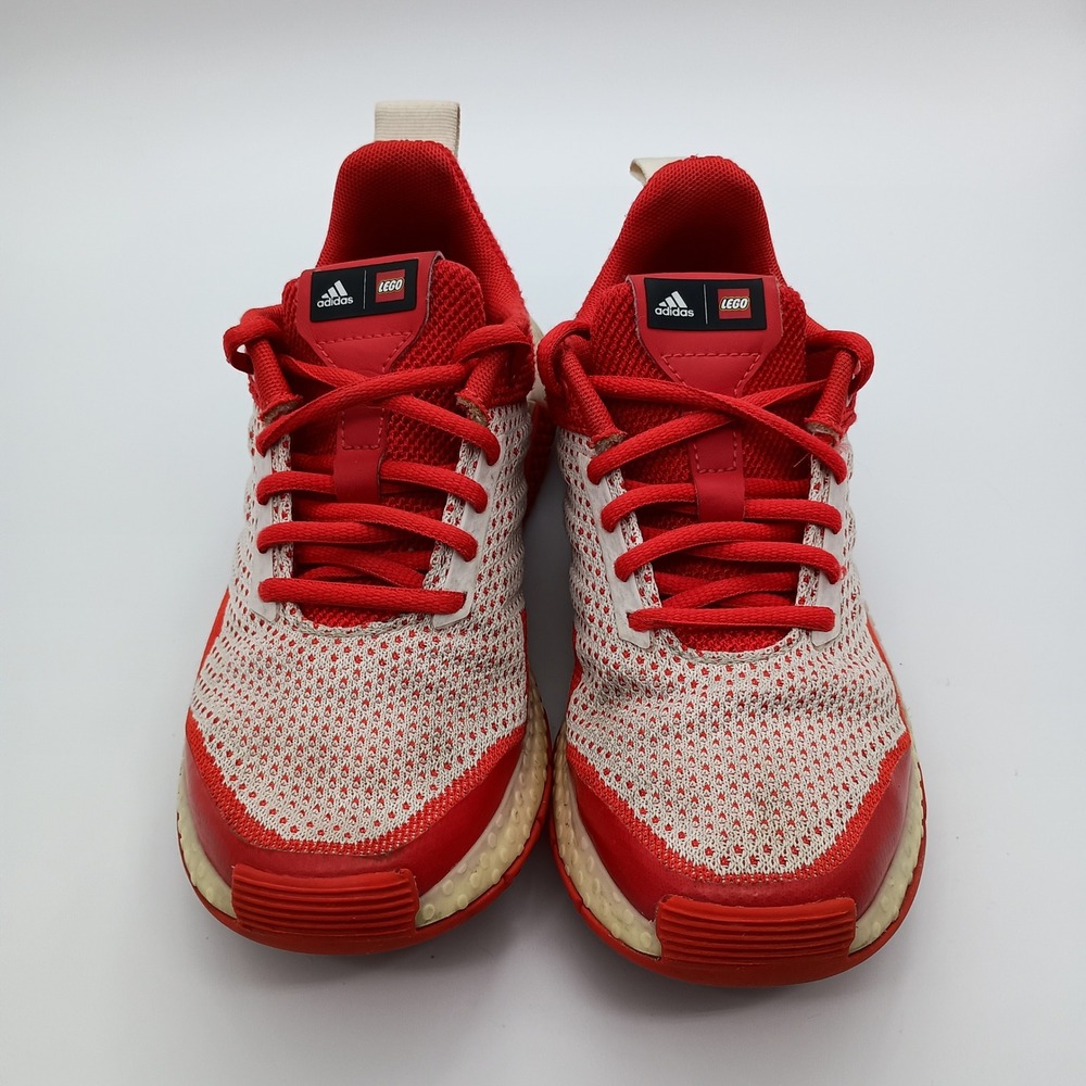Adidas x LEGO Sport Kids Sneakers Red White Size‎ 3.5Y - Picture 2 of 11